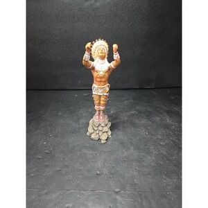 Hamilton Collection Warrior Prayer Protector of Dreams Native American Figurine